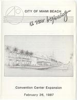Miami Beach Convention Center brochures