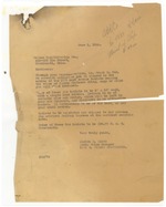 Correspondence regarding bronze tablets that will bear the verse of James Whitcomb Riley poem