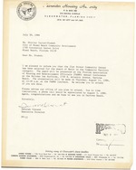 Renovation Project Background Materials and Correspondence, 1986