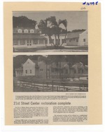 21st Street Center restoration complete