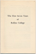 [Pamphlets and books about the history and climate of Florida].<br />( 6 volumes )