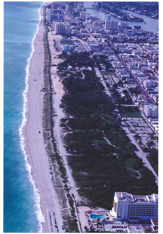North Beach aerial, facing south - 