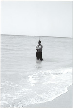 Mayor David Dermer in the ocean