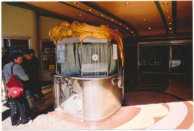 Tickets kiosk at Crest Theater, San Francisco - 