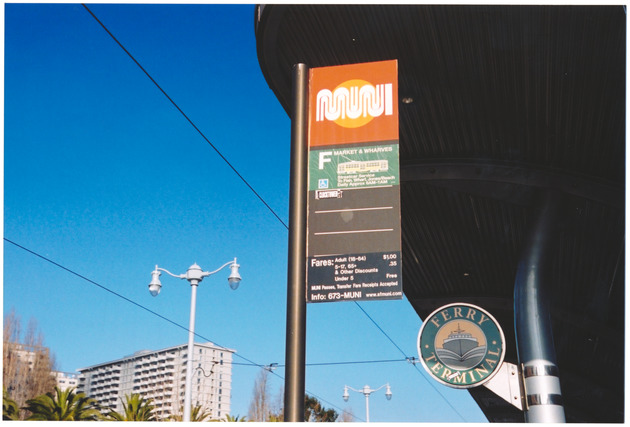 Information post in San Francisco, California - 