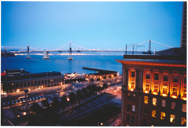 Streets and bridge of San Francisco, California - 
