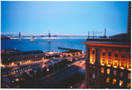 Streets and bridge of San Francisco, California