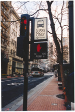 Street lights and signs