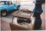 A street trash can in San Francisco