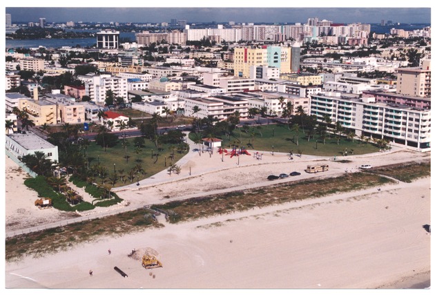 Aerial photographs of Miami Beach
