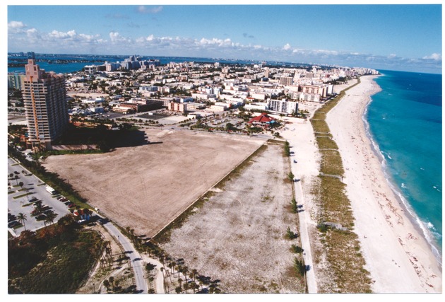 Aerial photographs of Miami Beach