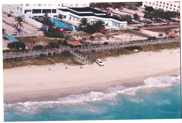 Aerial photographs of Miami Beach