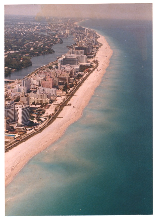 Aerial photographs of Miami Beach