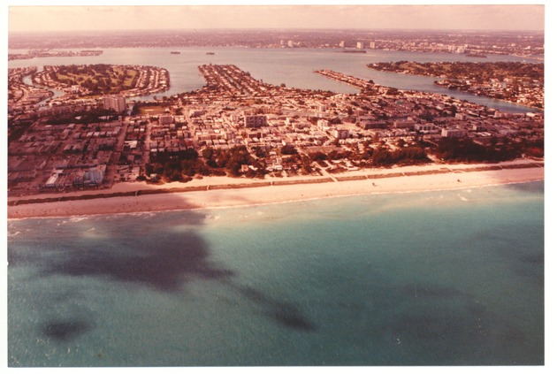 Aerial photographs of Miami Beach