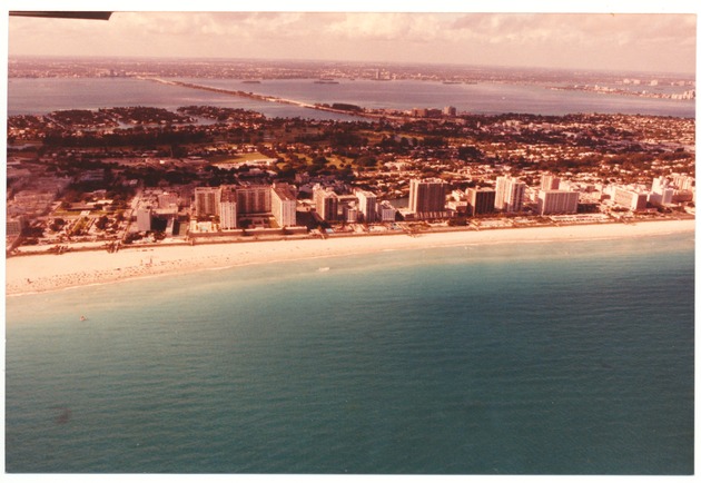 Aerial photographs of Miami Beach