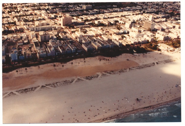 Aerial photographs of Miami Beach