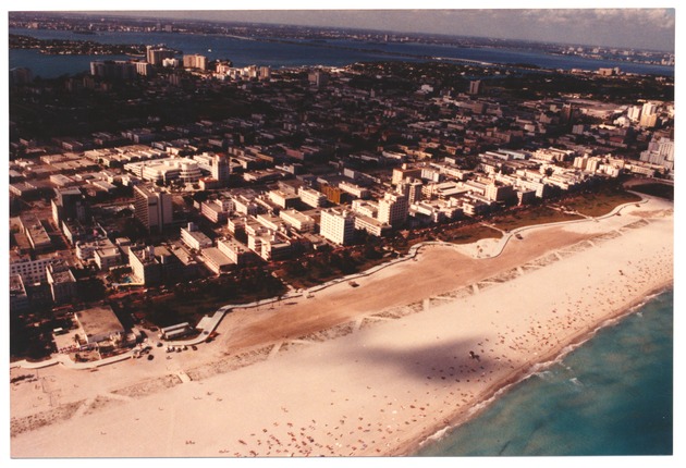 Aerial photographs of Miami Beach