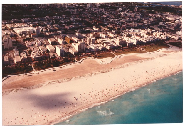 Aerial photographs of Miami Beach