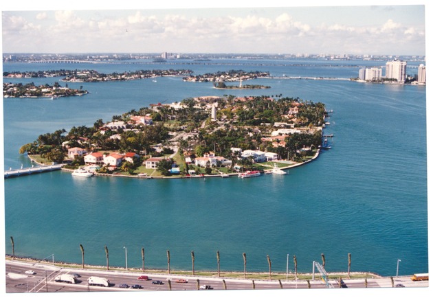 Aerial photographs of Miami Beach