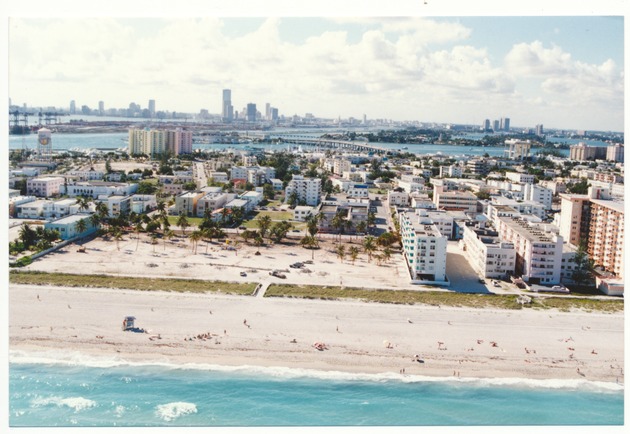 Aerial photographs of Miami Beach