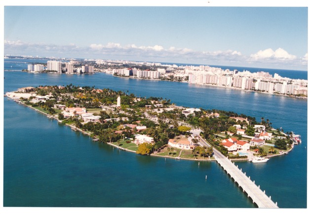 Aerial photographs of Miami Beach