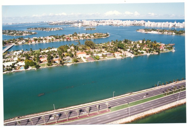 Aerial photographs of Miami Beach