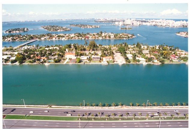 Aerial photographs of Miami Beach