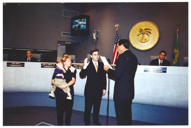 Miami Beach Resident Taking Oath