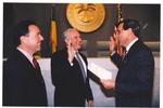 Sergio Rodriguez, Interim City Manager, Taking Oath Given by Robert Parcher, City Clerk