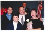 Mayor Kasdin, with his Wife and Children