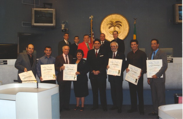 Color Photograph of Commissioners and Mayor Dermer - Image 1