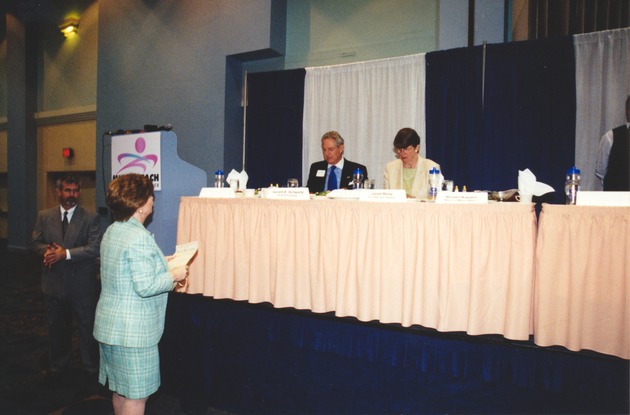 Photographs of Attorney General Janet Reno During Miami Beach Chamber Luncheon - Image 1