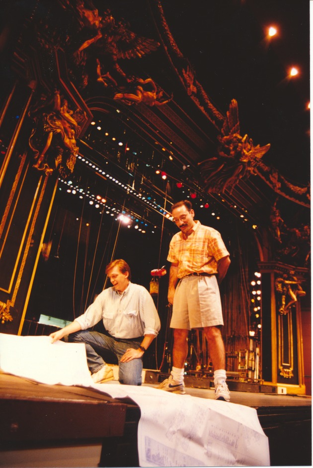 Photographs of the Guzman theatre During Construction - 
