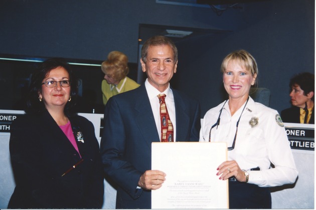 Presentation to the Mayor and City Commission of a Check - Image 1