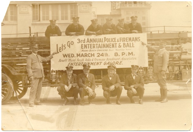 Photograph of Miami Beach Police and Cars - Image 2