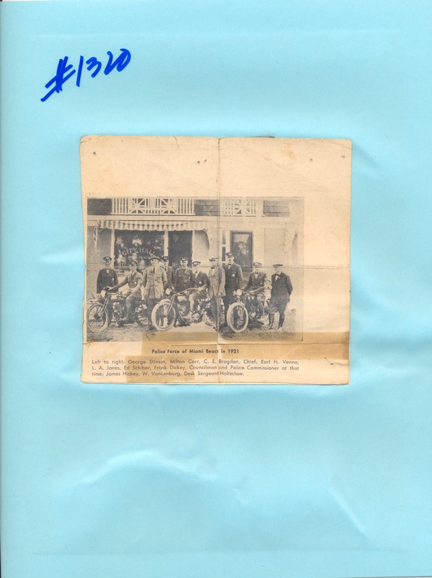 The Miami Herald Article and Photos of Miami Beach's Finest - All of them, 1920s - 
