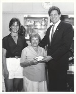 Miami Beach Mayor Alex Daoud presenting key to the City