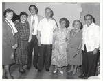 Miami Beach Commissioner Abe Resnick with Miami Beach retirees