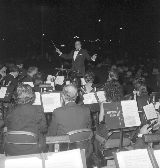 South Pointe Pops festivities - Negative: [View of South Pointe Pops concert at night]