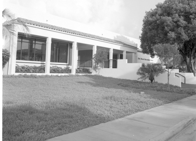 21st Street Recreation Center and Japanese Delegation - Negative: [View of the Twenty First Street Recreation Center]