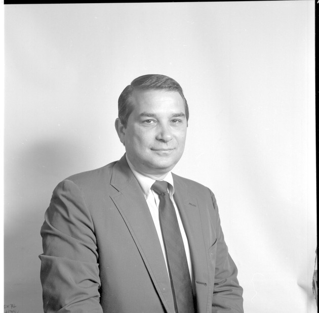 City Attorney Arnold Weiner, 1980s - Negative: [Portrait of unidentified man]