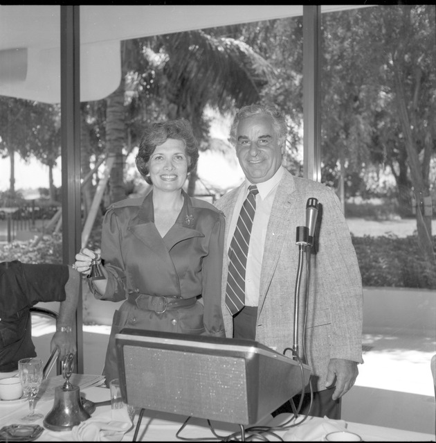 John Sammarco retirement party at City Hall, 1980s - Negative: [Kiwanis ceremony]