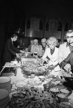 Miami Beach city officials and employees at a celebration, 1977