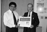 Miami Beach City officials during Commission meeting and presentation of awards in the 1990s