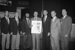 Miami Beach City Commissioners presenting awards, Miami Beach Patrol employees and Commission meetings, 1990s