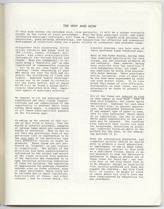 International Institute of Municipal Clerks. Sample Book - 