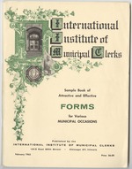 International Institute of Municipal Clerks. Sample Book