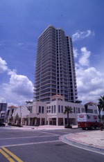 Building from Miami Beach from a distance