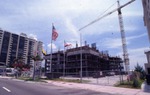 Construction site of the Akoya Condominiums originally slated to be the White Diamond on Collins Avenue