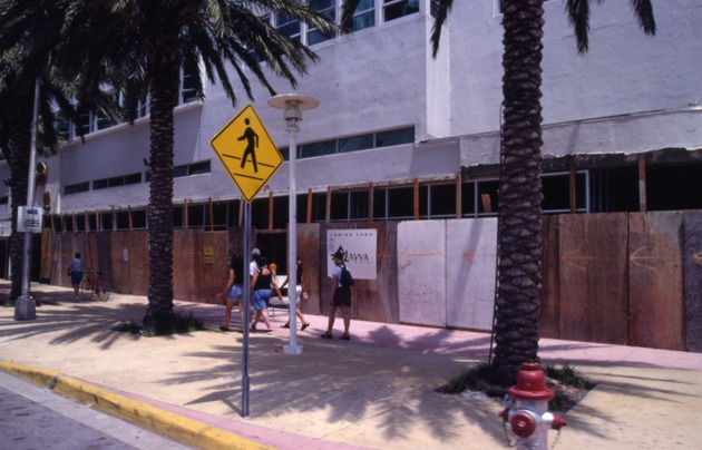 Pedestrians on Washington Street